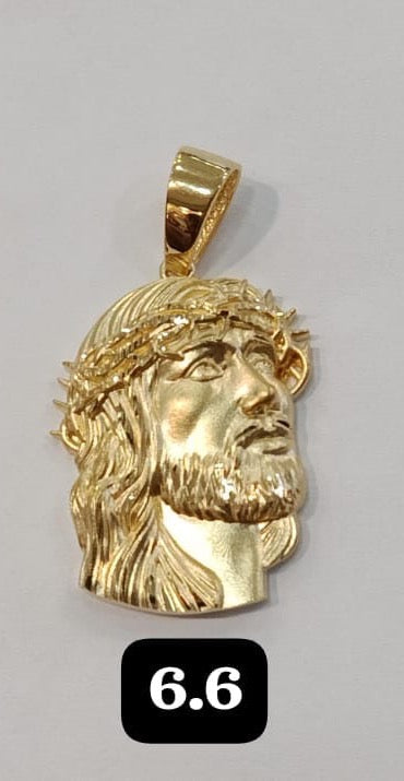 Sacred Face Pendant 18k.