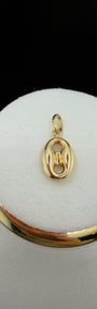 Double- G Pendant 18k.