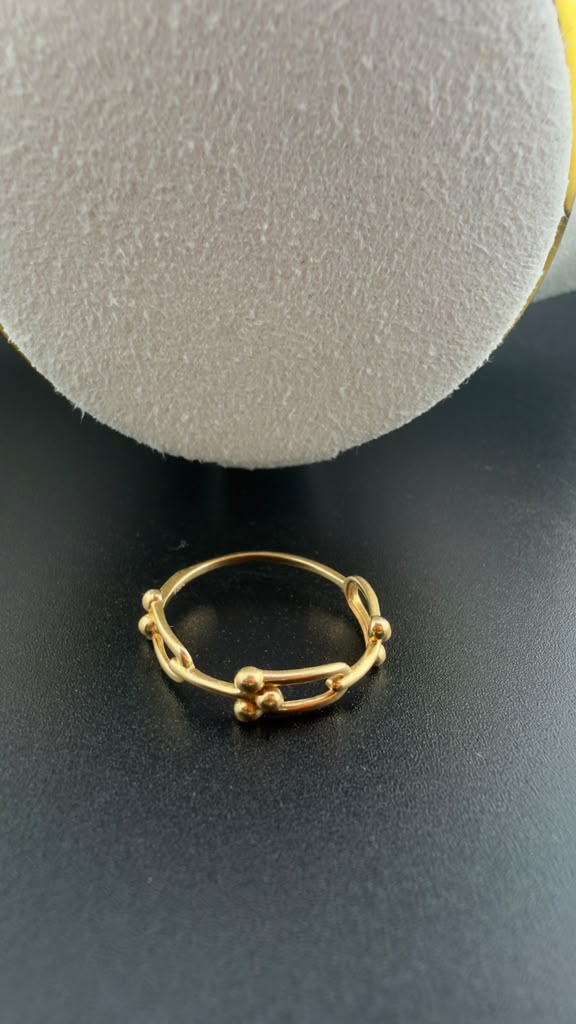 Double-T Ring 18k, #6,7,8.