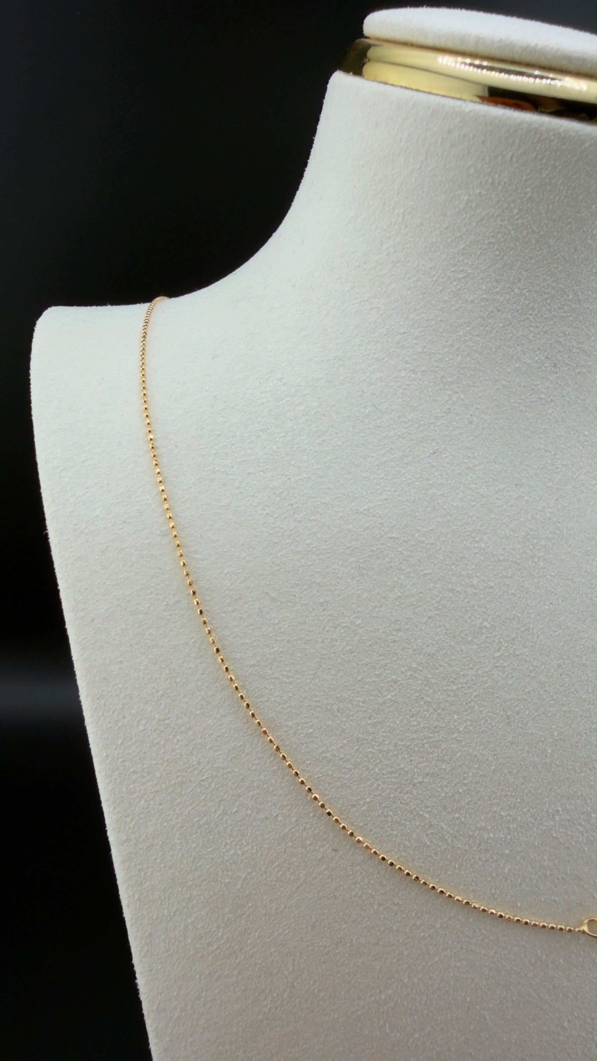 Mini Military Chain 18k, 40cm.