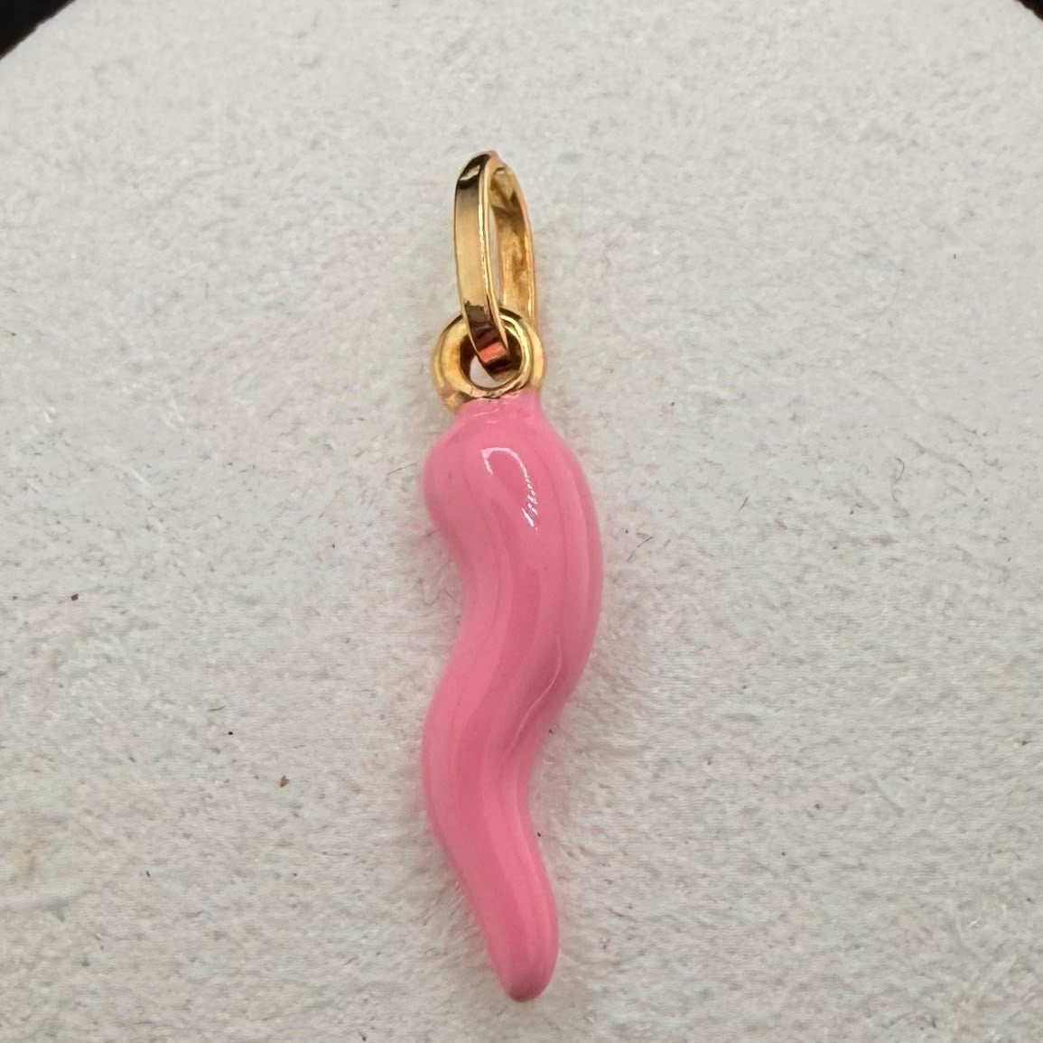 Cornicello Pink Pendant 18k,M.
