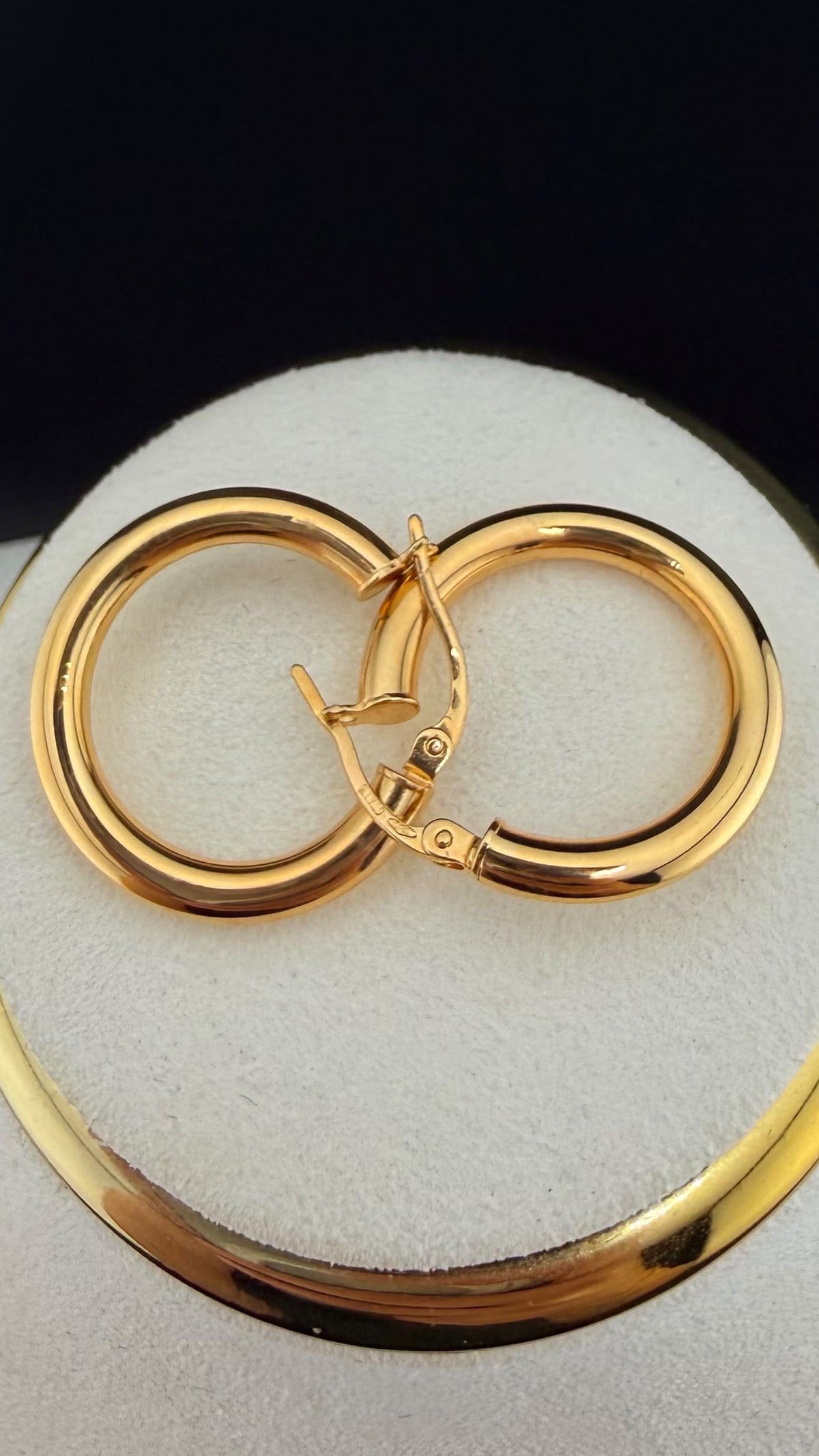Classic Cylinders Hoop 18k