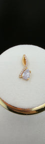 Teardrop Elegance Pendant 18k.