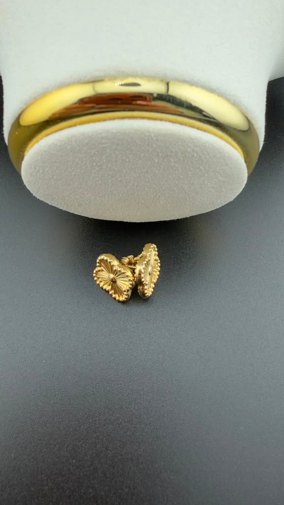 Double-V Earring 18k.