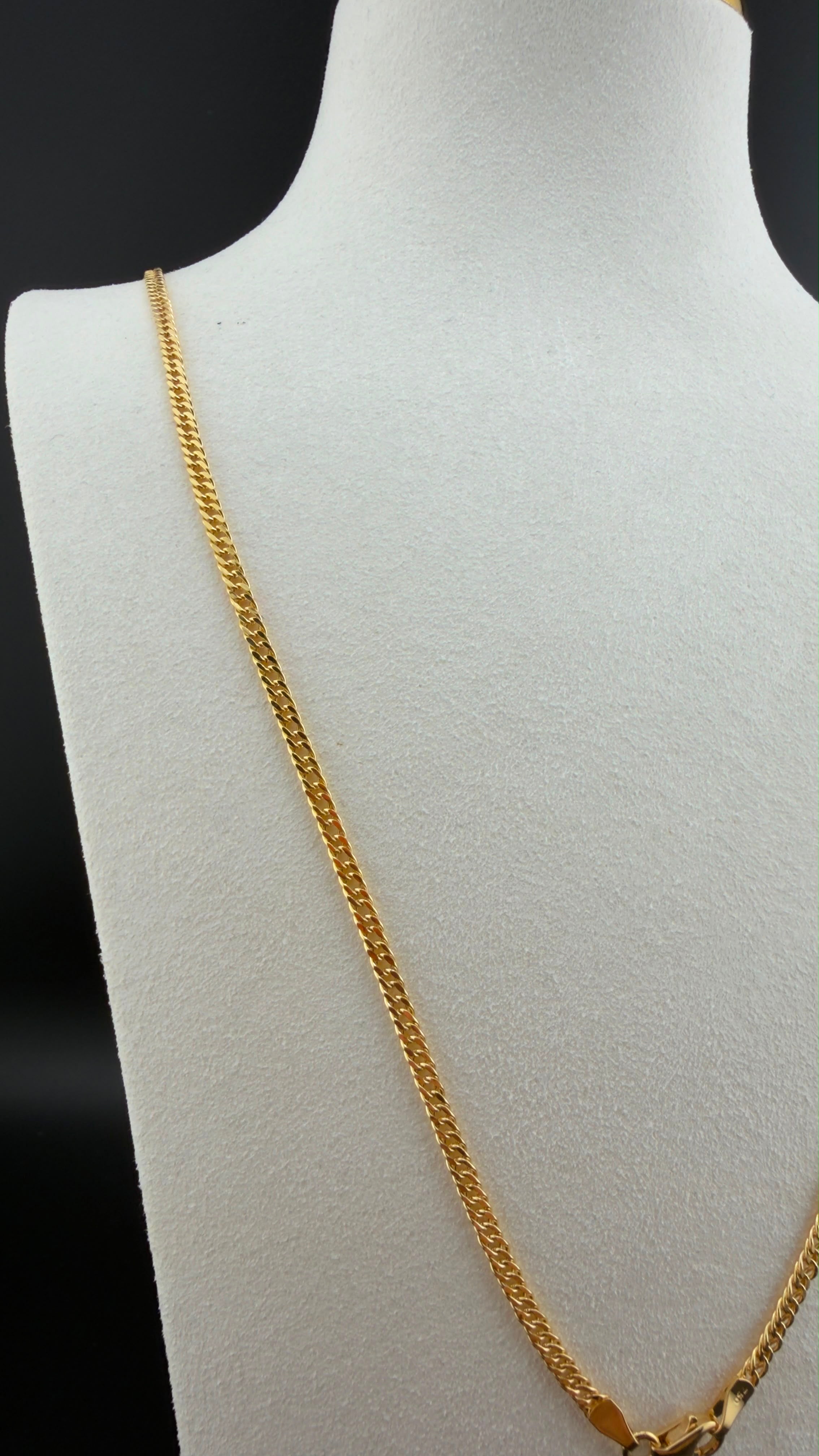 Cubalink Flat Chain 18k, 50cm.