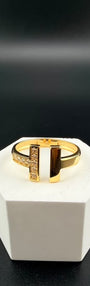 Double- H Ring 18k, #9.