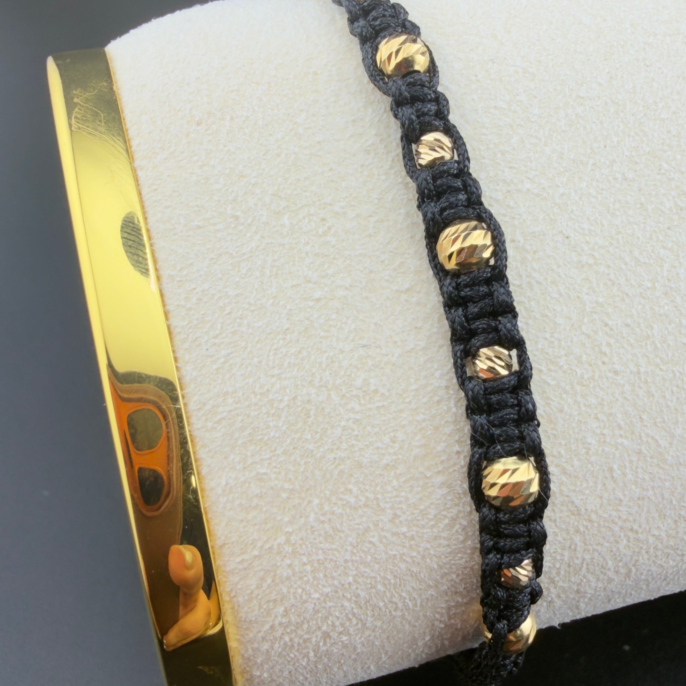 Golden Balls Adjustable Bracelet18k.