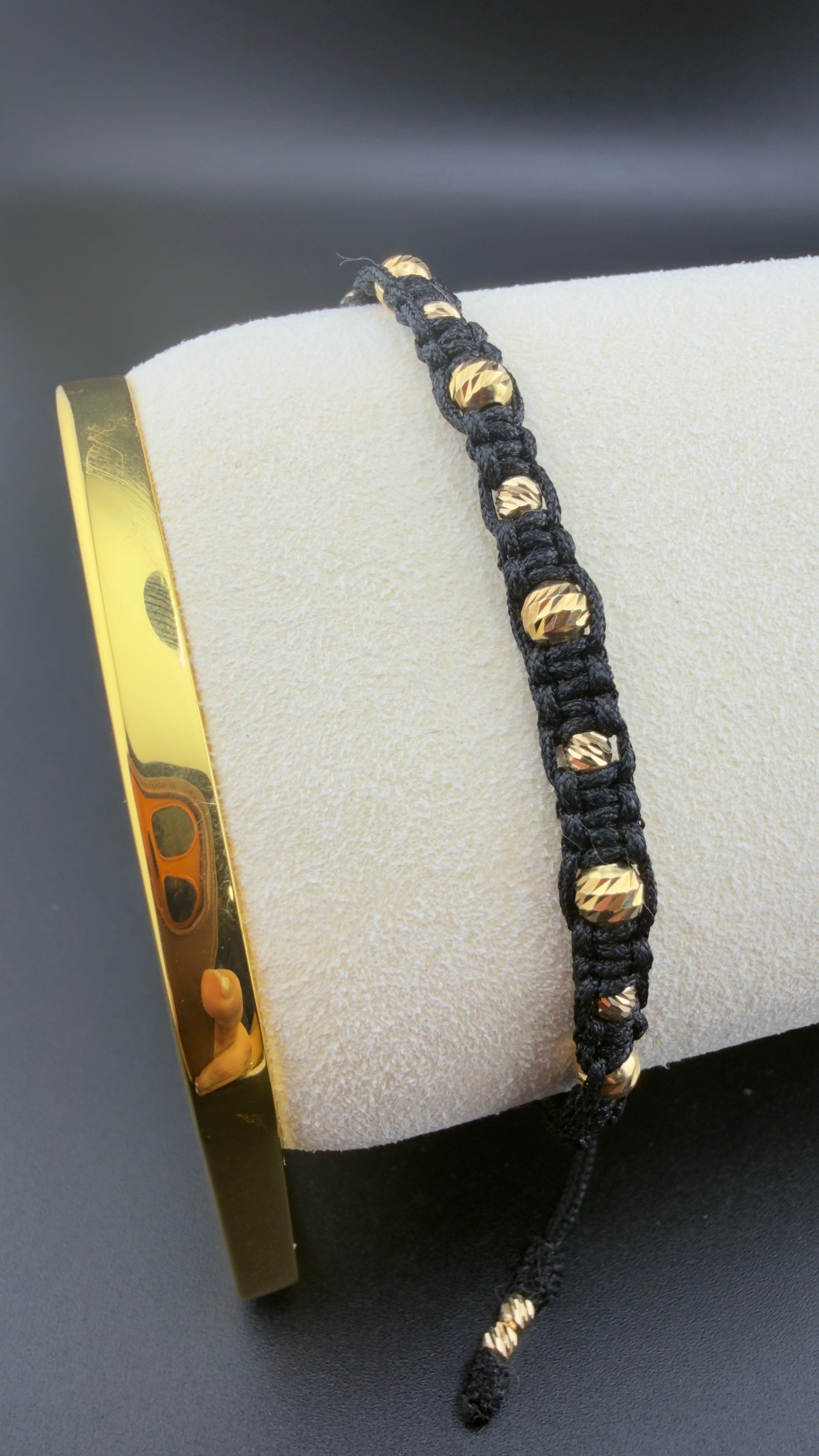 Golden Balls Adjustable Bracelet18k.