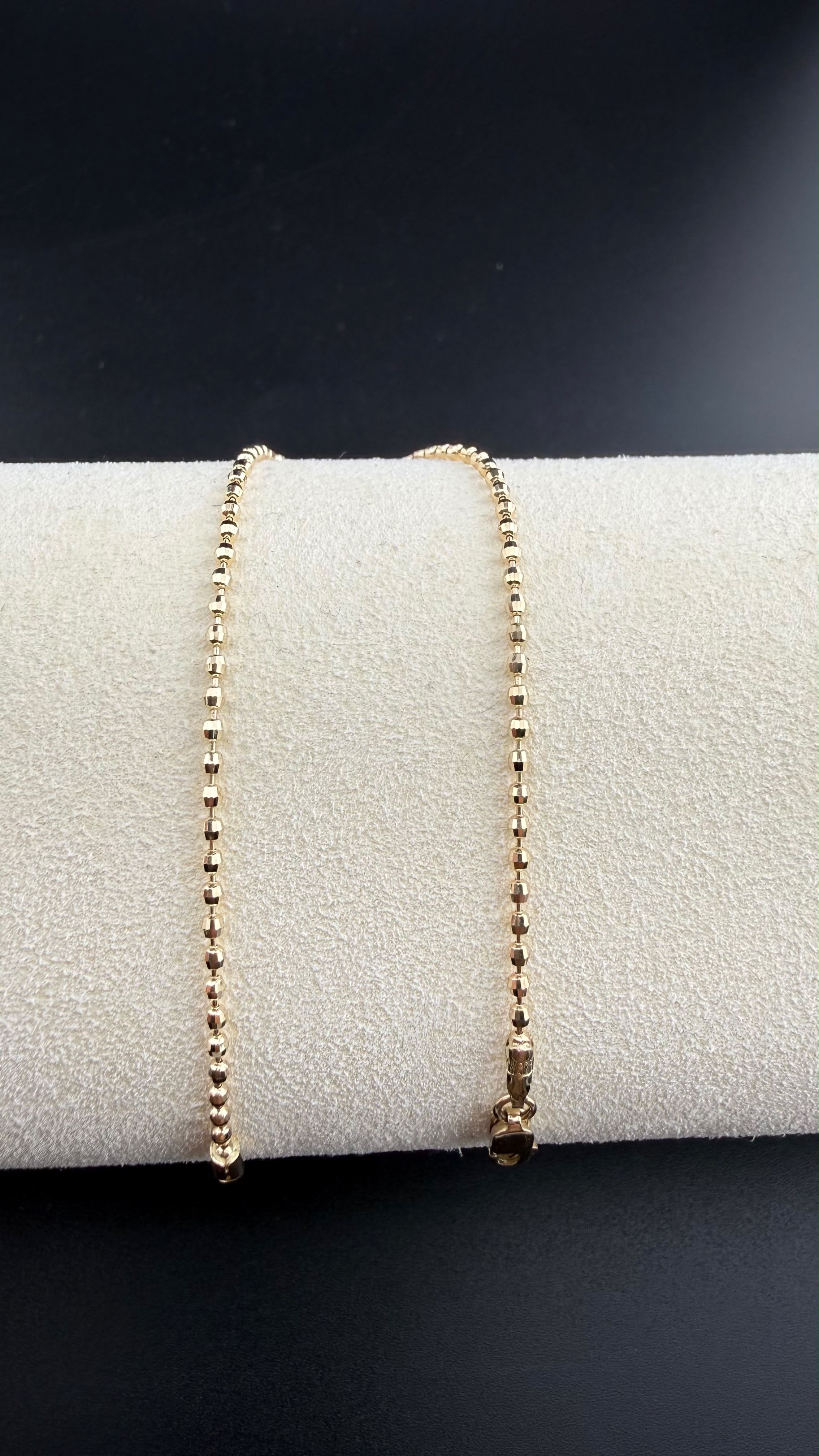Military Link Bracelet 18k,18cm.