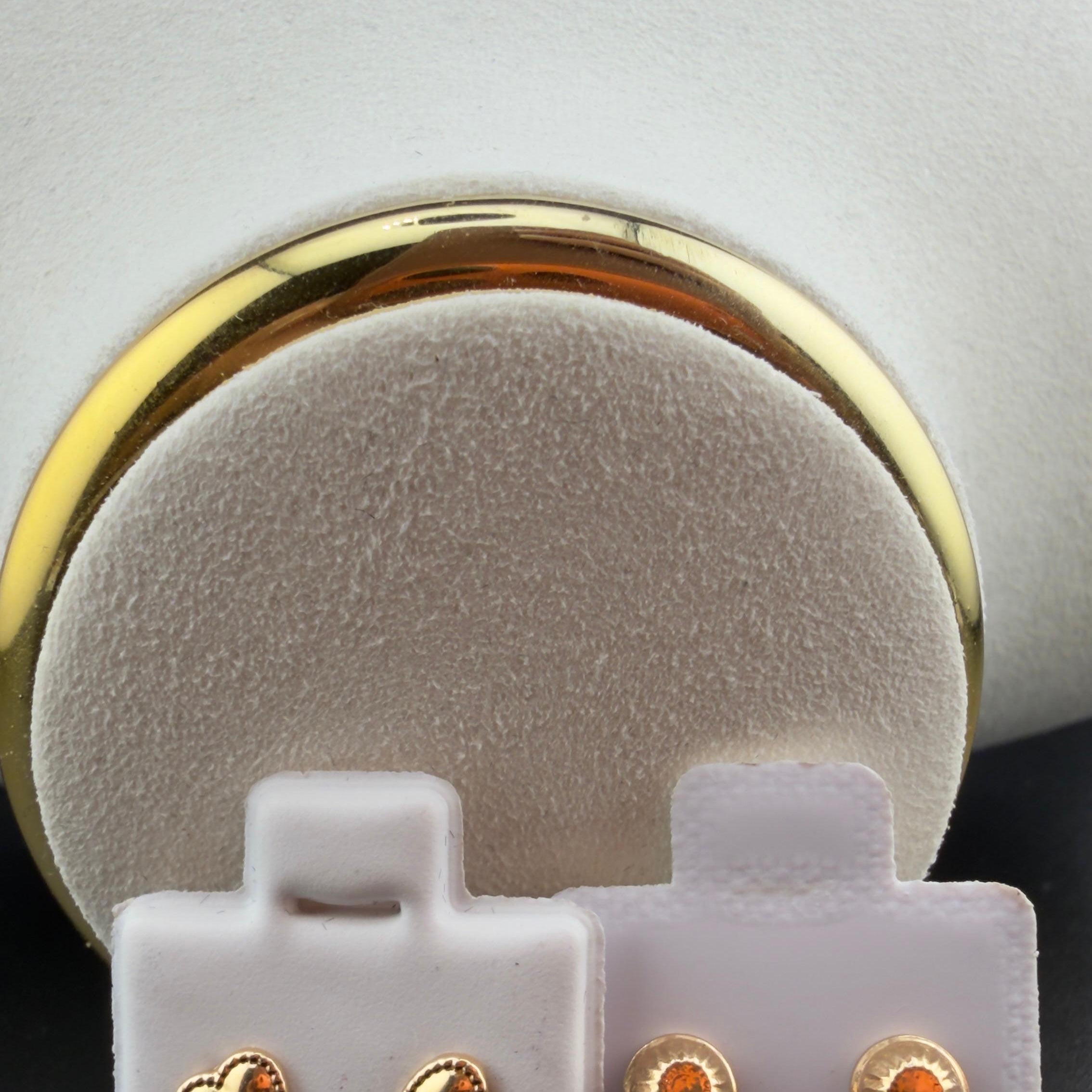 Golden heart Earrings 18k.