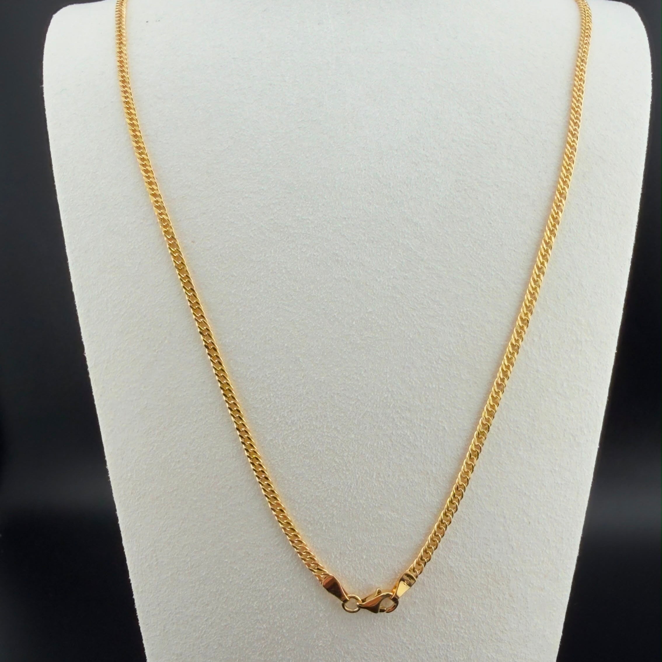 Cubalink Flat Chain 18k, 50cm.