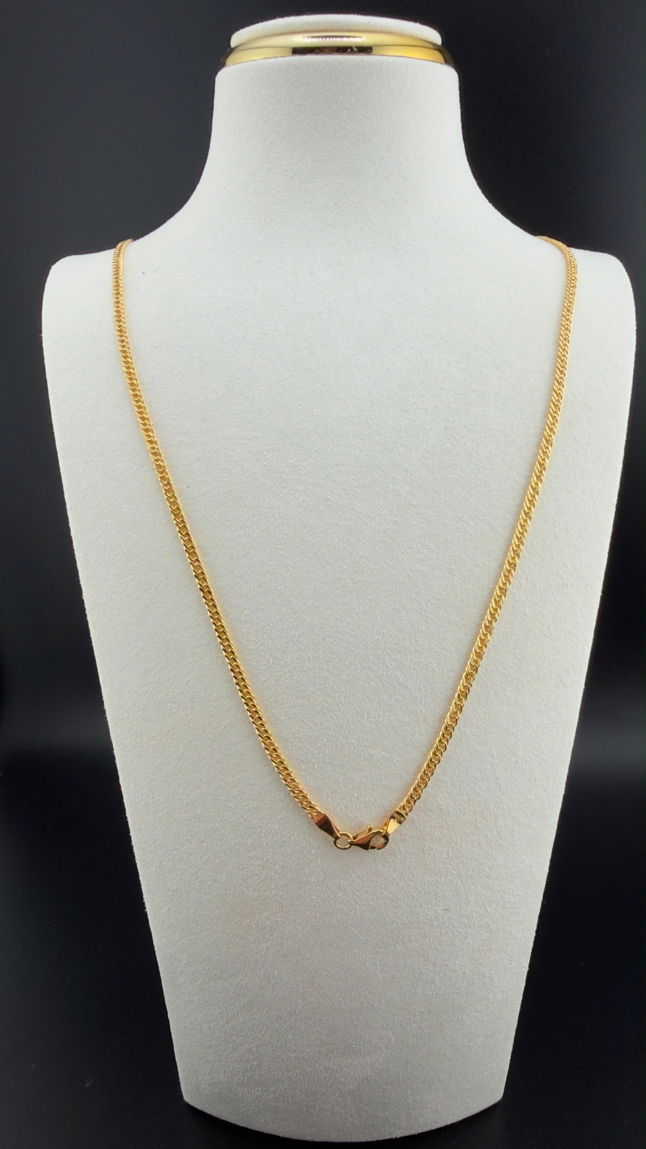 Cubalink Flat Chain 18k, 50cm.