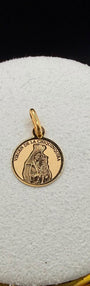 Virgin Chiquinquira Pendant 18k.
