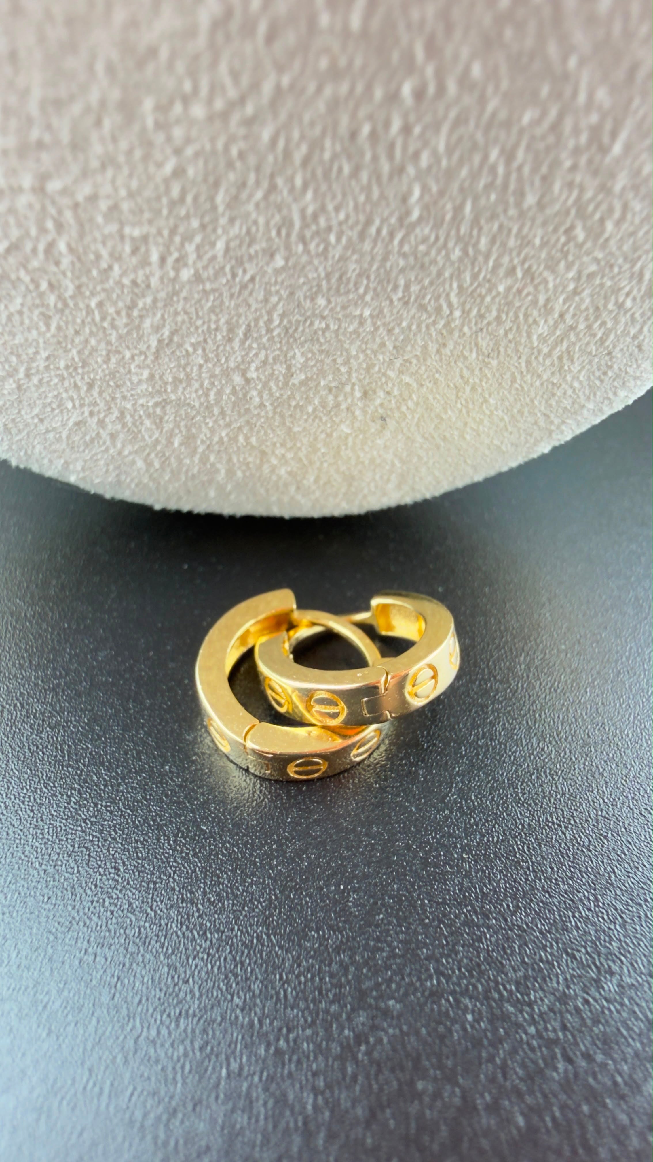 Double-C Hoop 18k