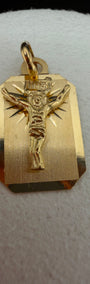 Plaque of Christ Pendant 18k.