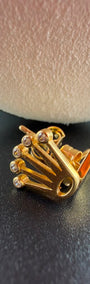 Double-R Earring 18k.