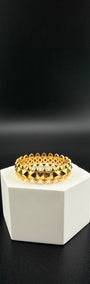 Double-C Ring 18k, 8/5.