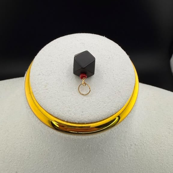 Protective Amulet (azabache) Pendant 18k.