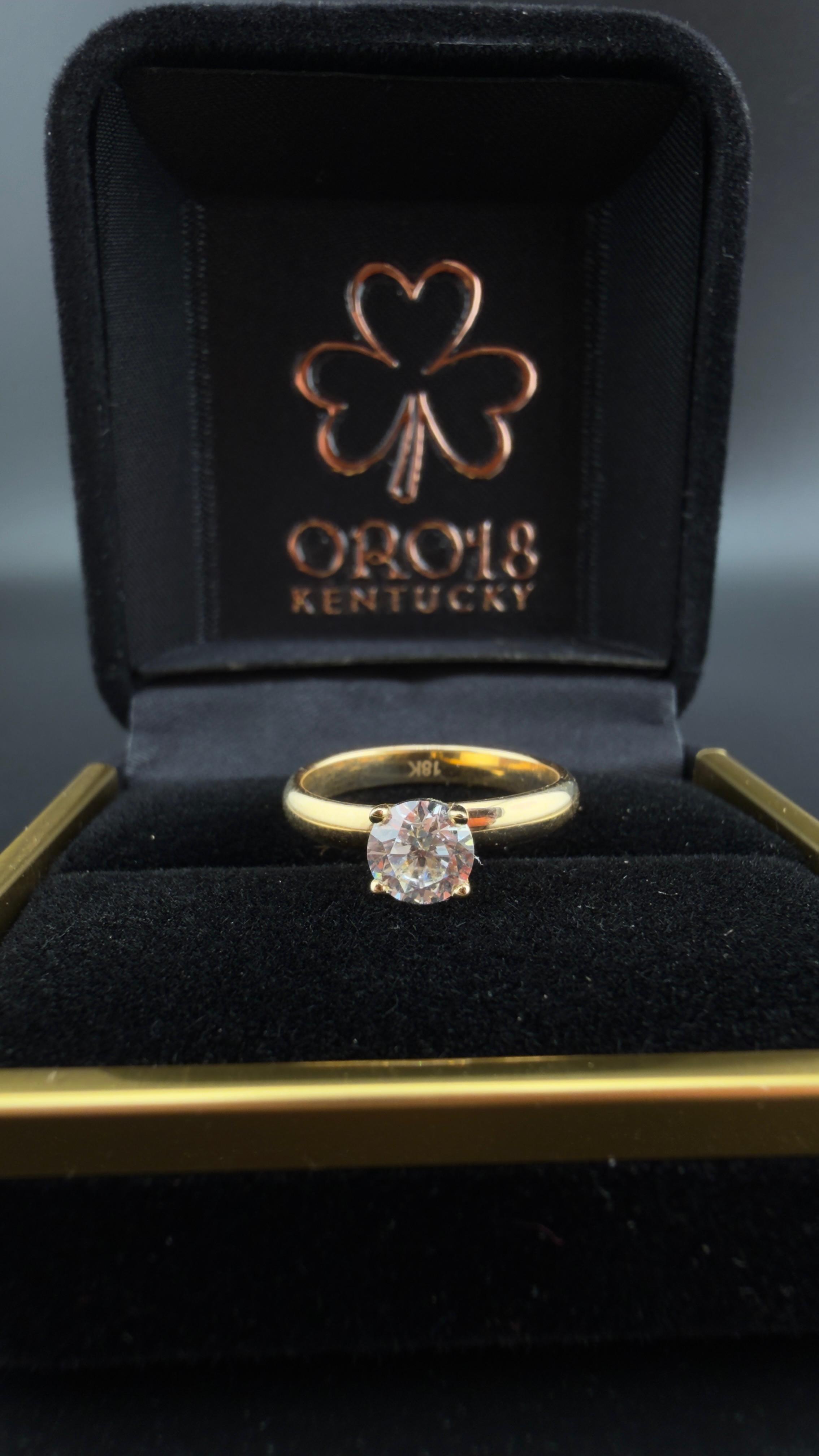 Solitary Ring 18k, 5,6,7.