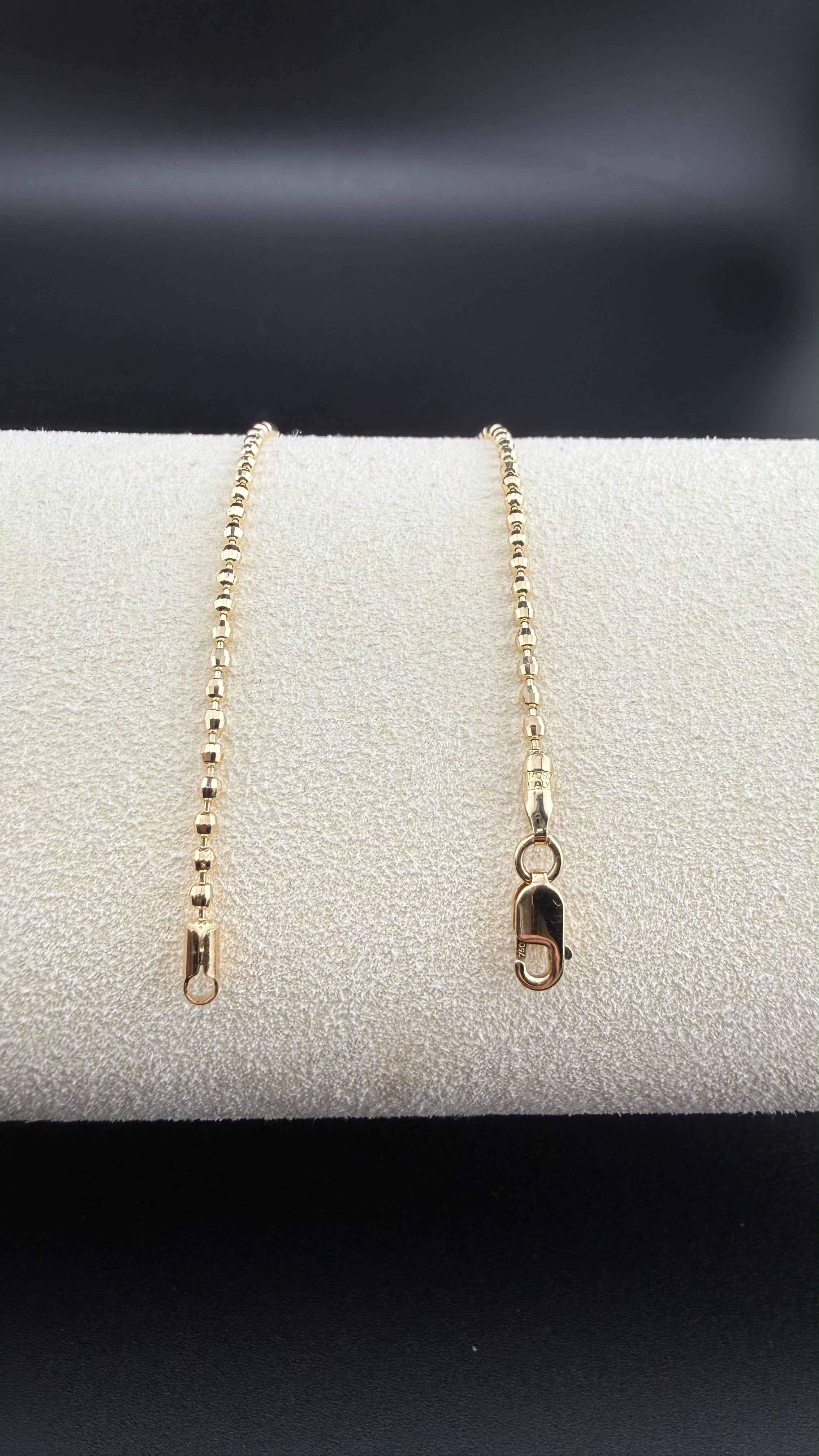 Military Link Bracelet 18k,18cm.