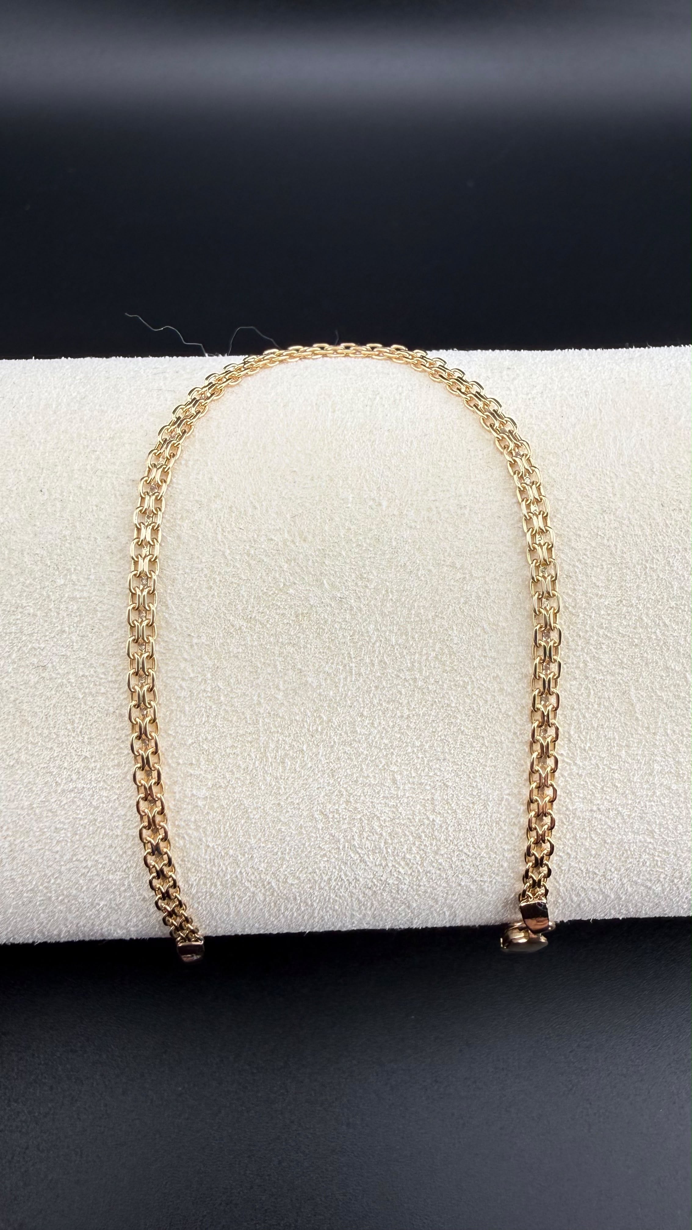 Bismarck Bracelet 18k,18cm.