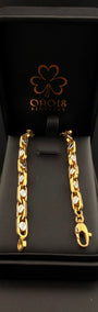 Double-C Bracelet 18k,21cm.