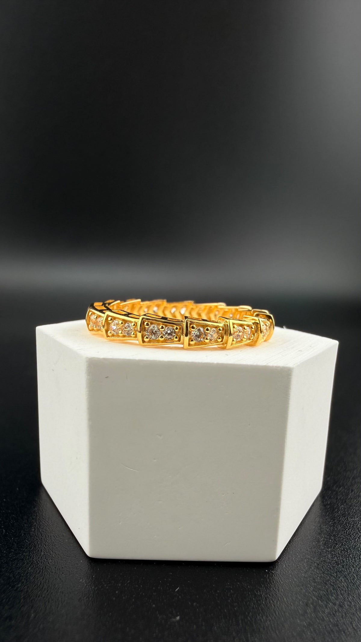 Double-B Ring 18k, #7/5.