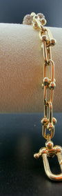 Double- T Bracelet 18k, 18cm.