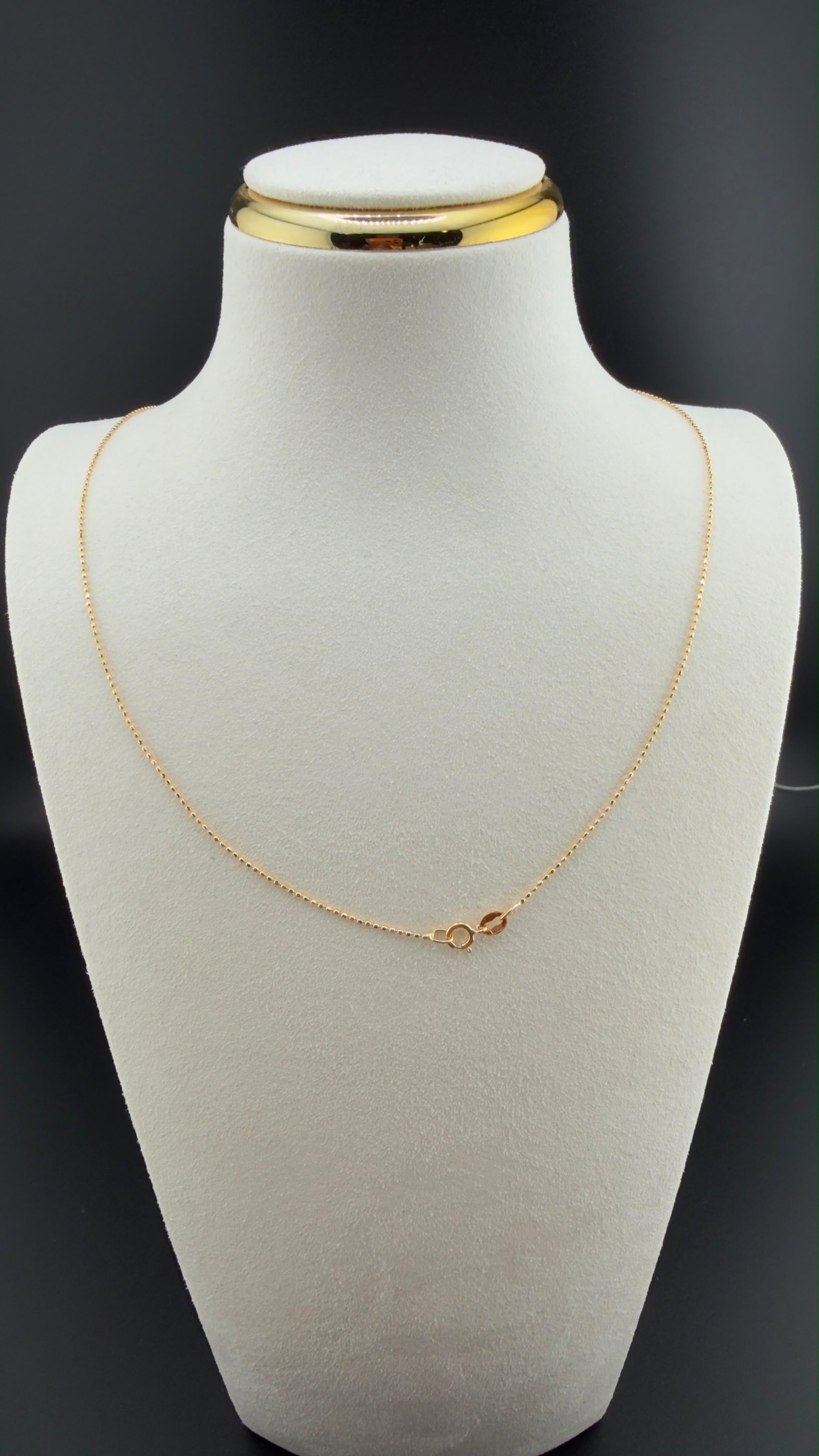 Mini Military Chain 18k, 40cm.