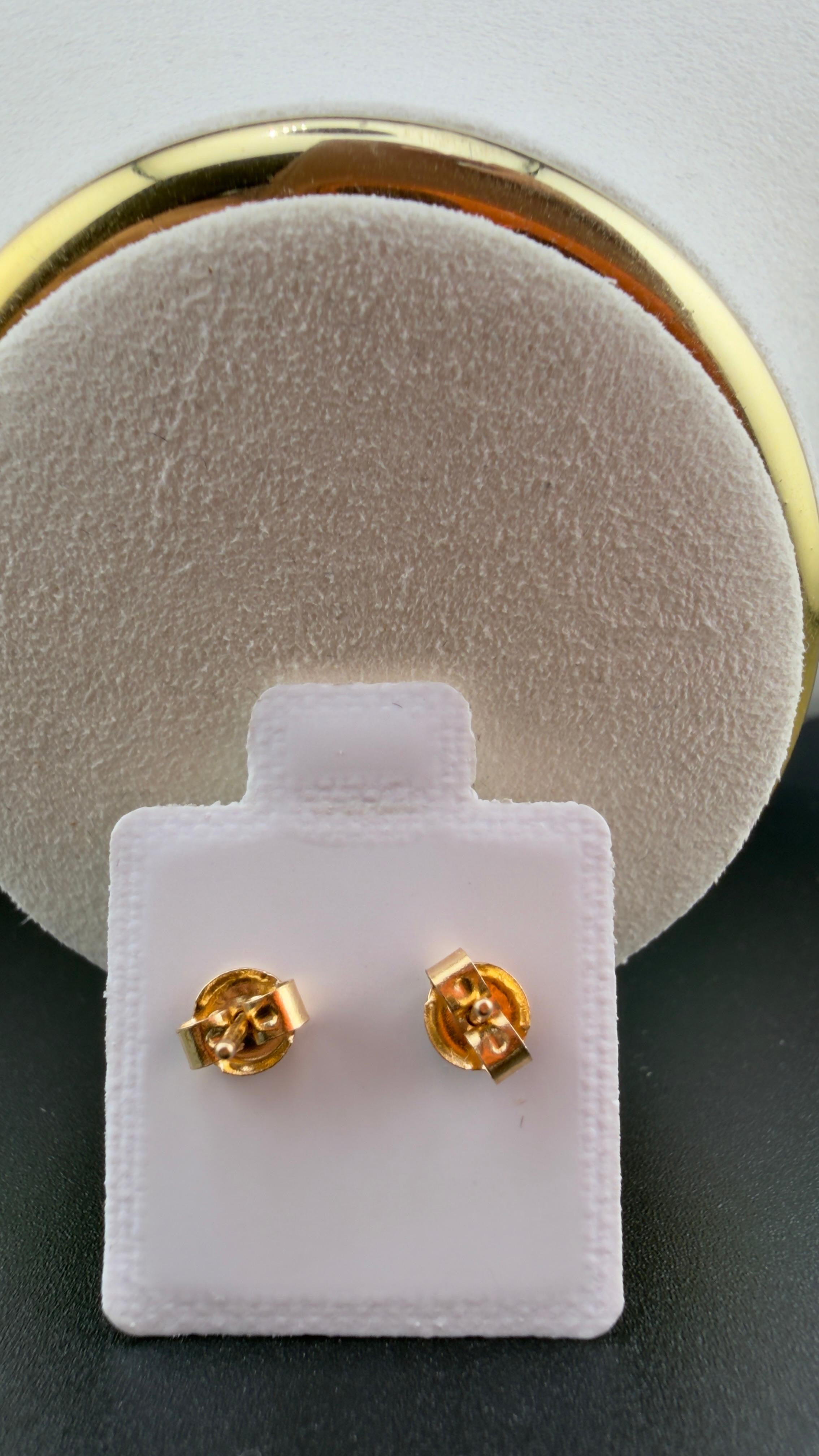 Double-C Earring 18k.