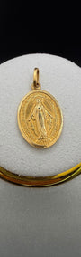 Medal Milagrosa Pendant 18k.