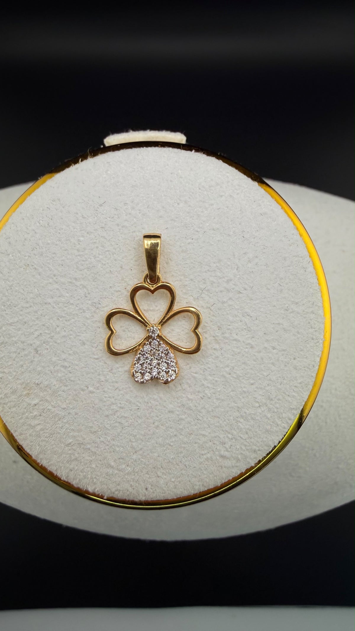 Four-Leaf Clover Pendant 18k.