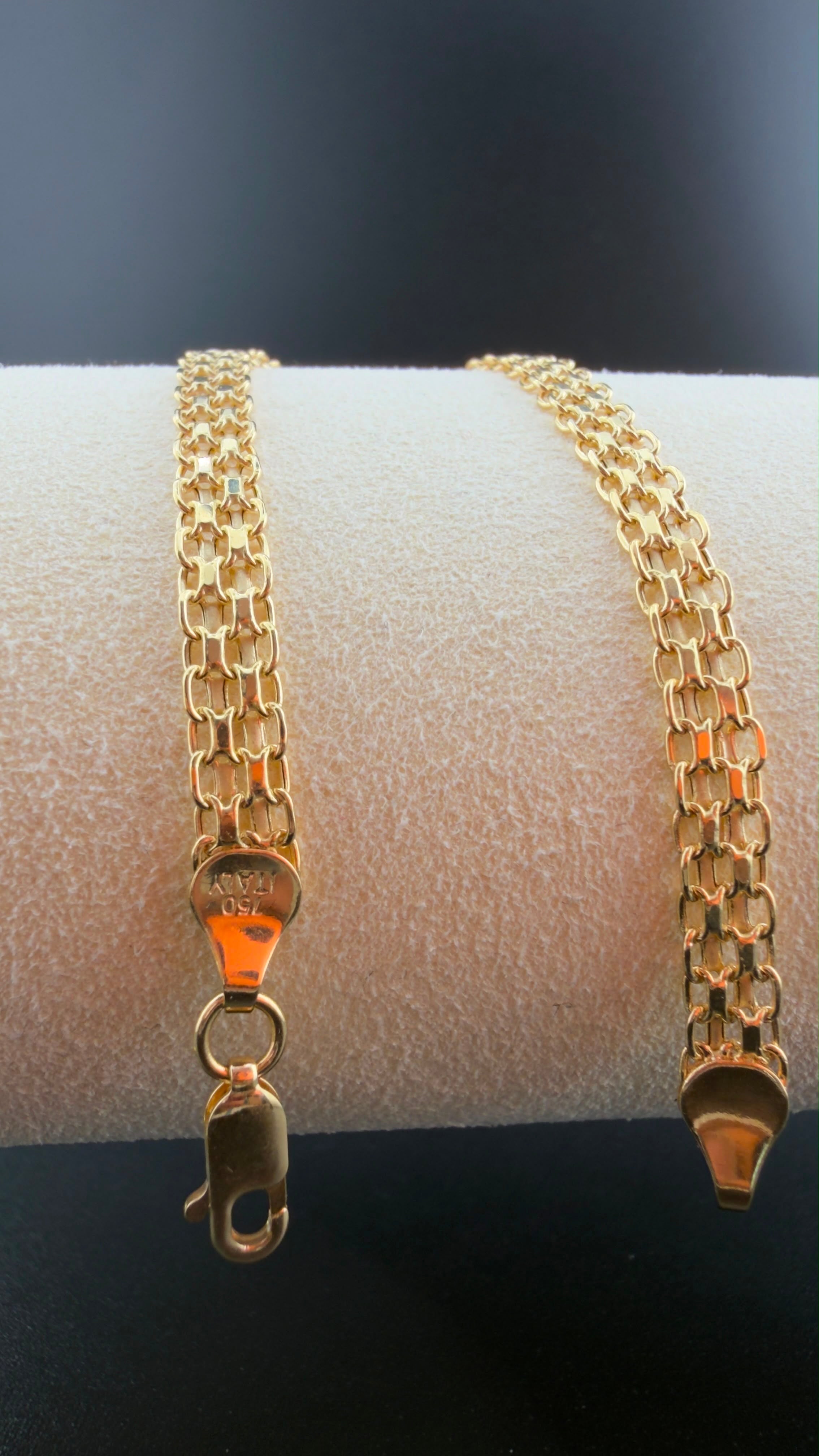 Bismarck Bracelet 18k,18cm.