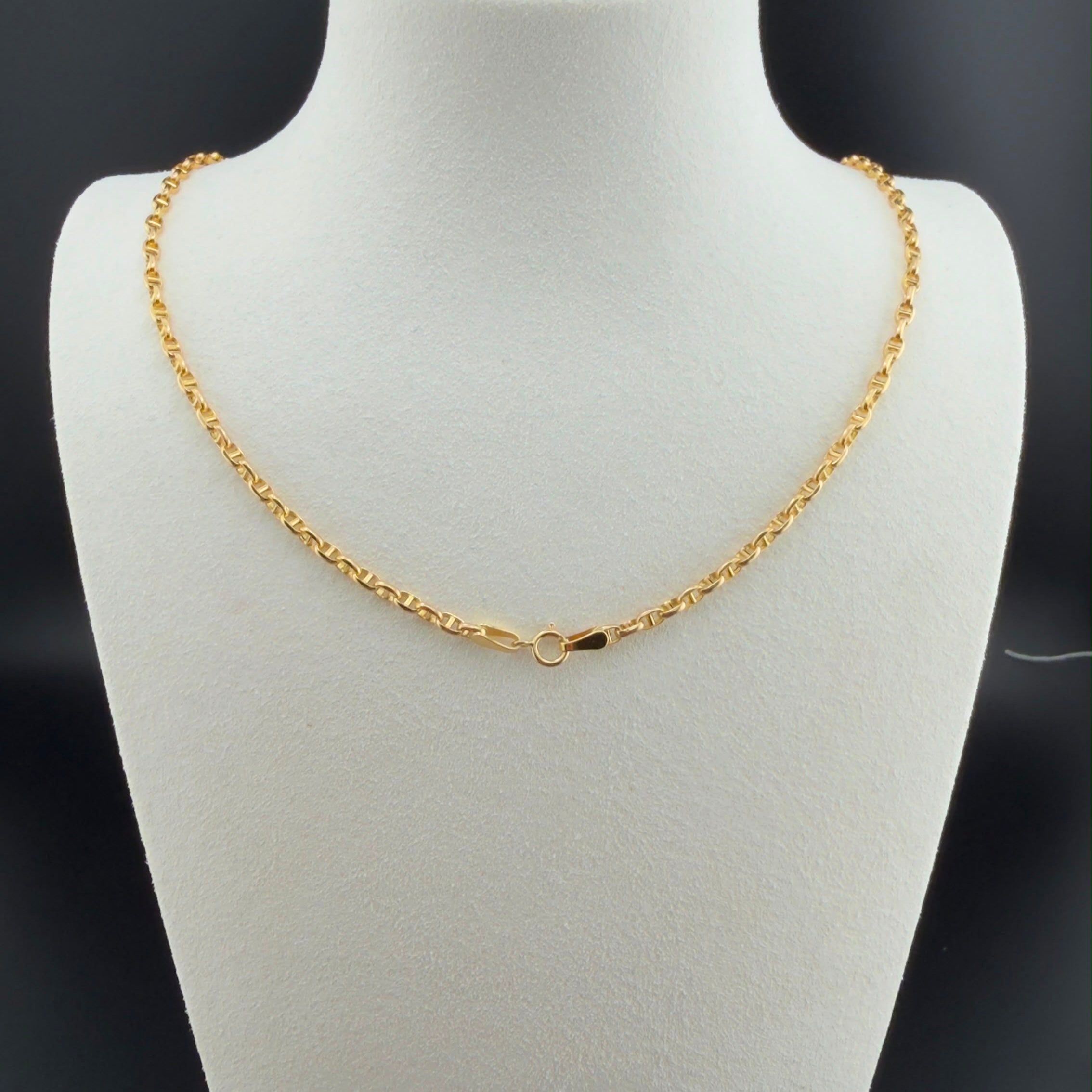 Mini Sailor Chain 18k, 45cm.