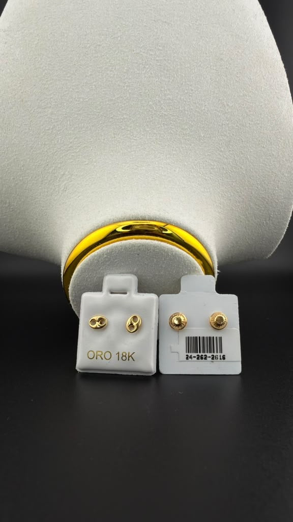 Double-G Earrings 18k.