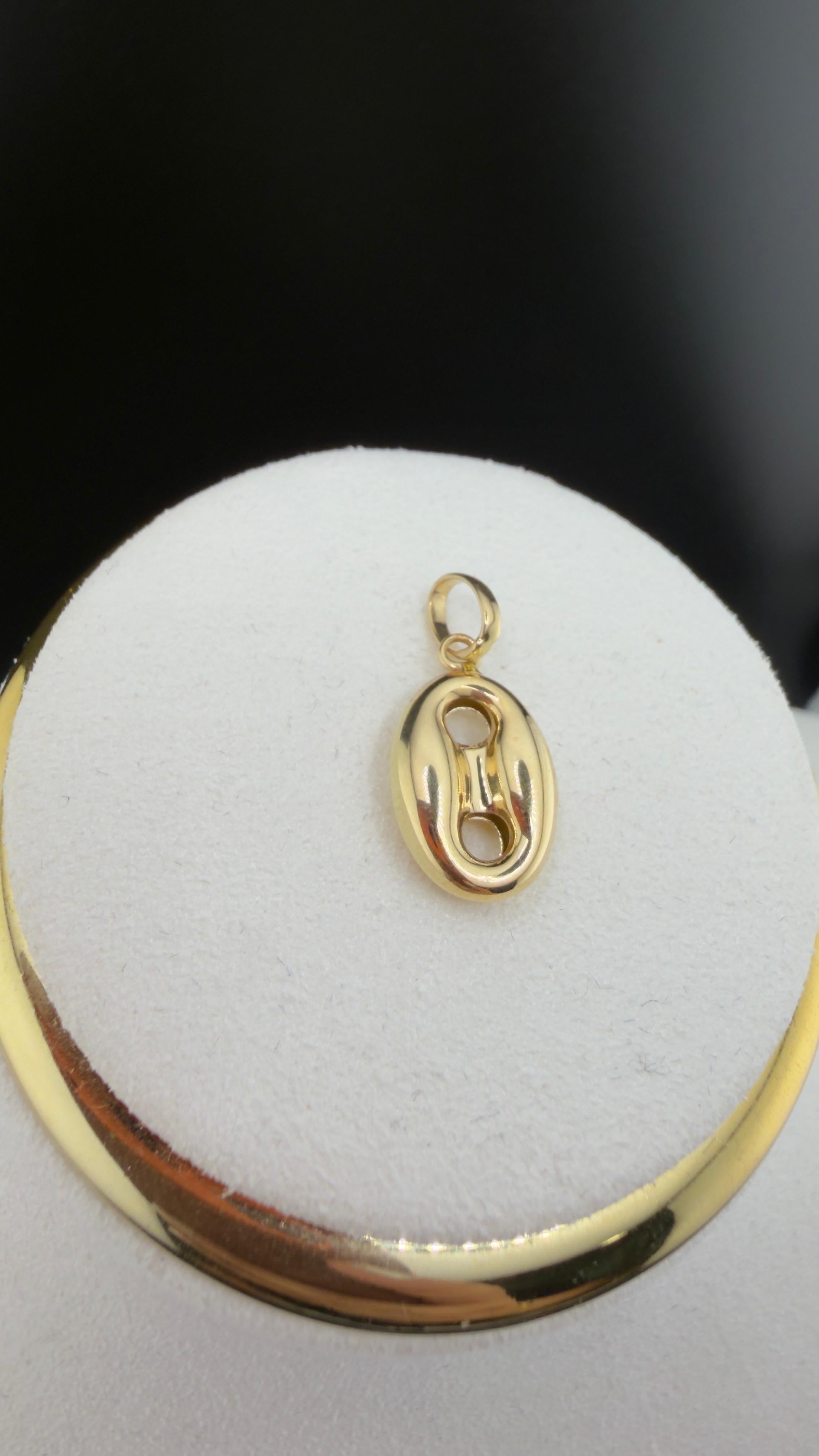 Double-G Pendant 18k.
