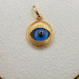 Iris's Eye Pendant 18k.