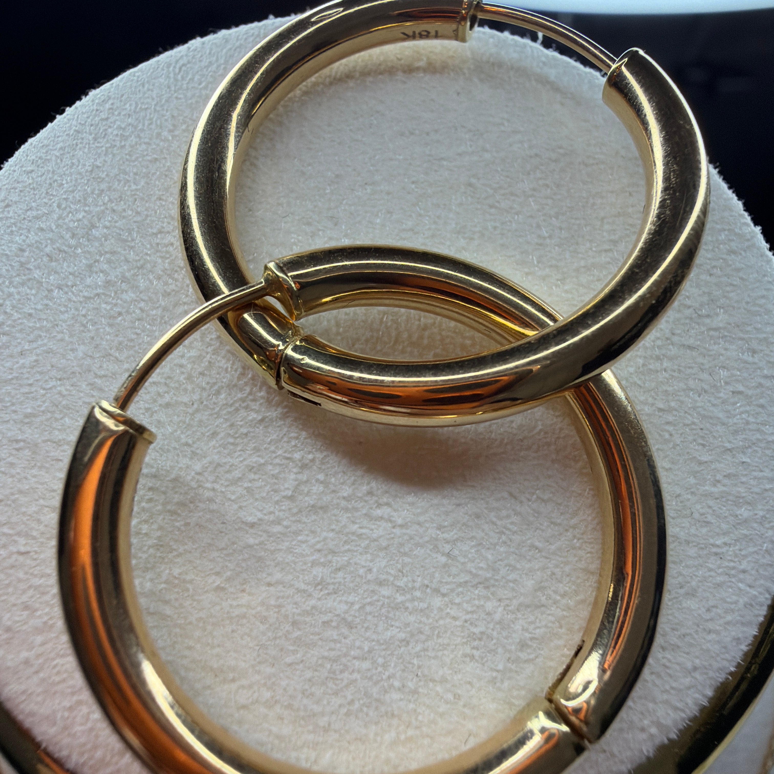 Aros Classic Hoops 18k