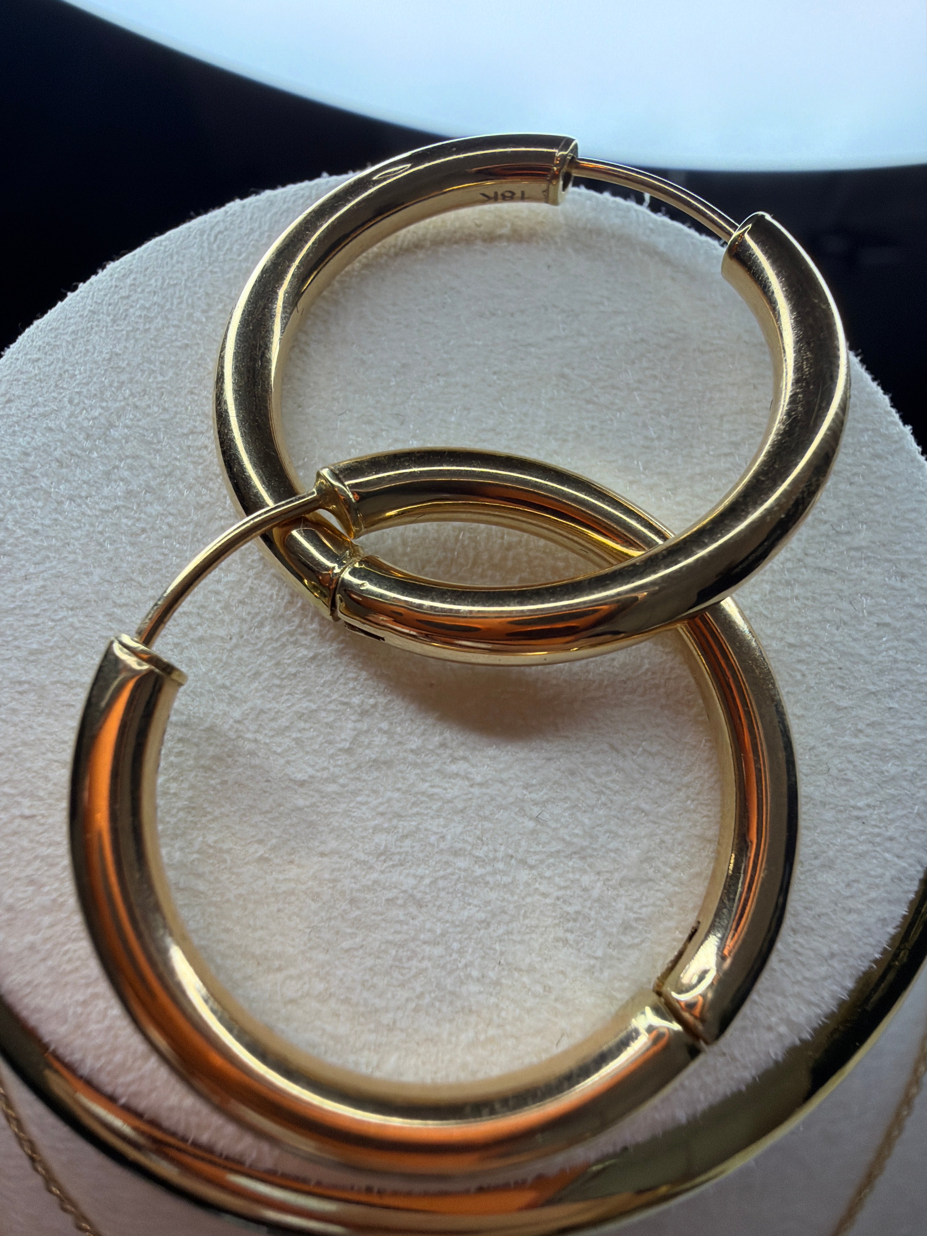Aros Classic Hoops 18k