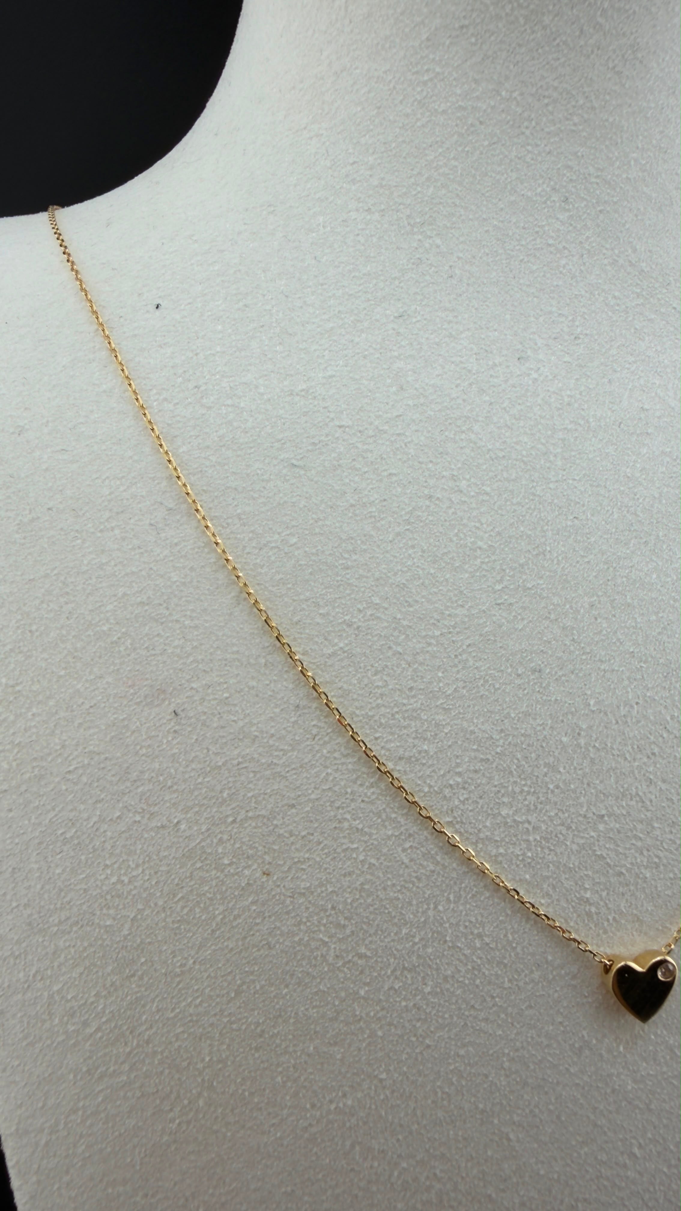 Heart's Thread Chain 18k, 45cm