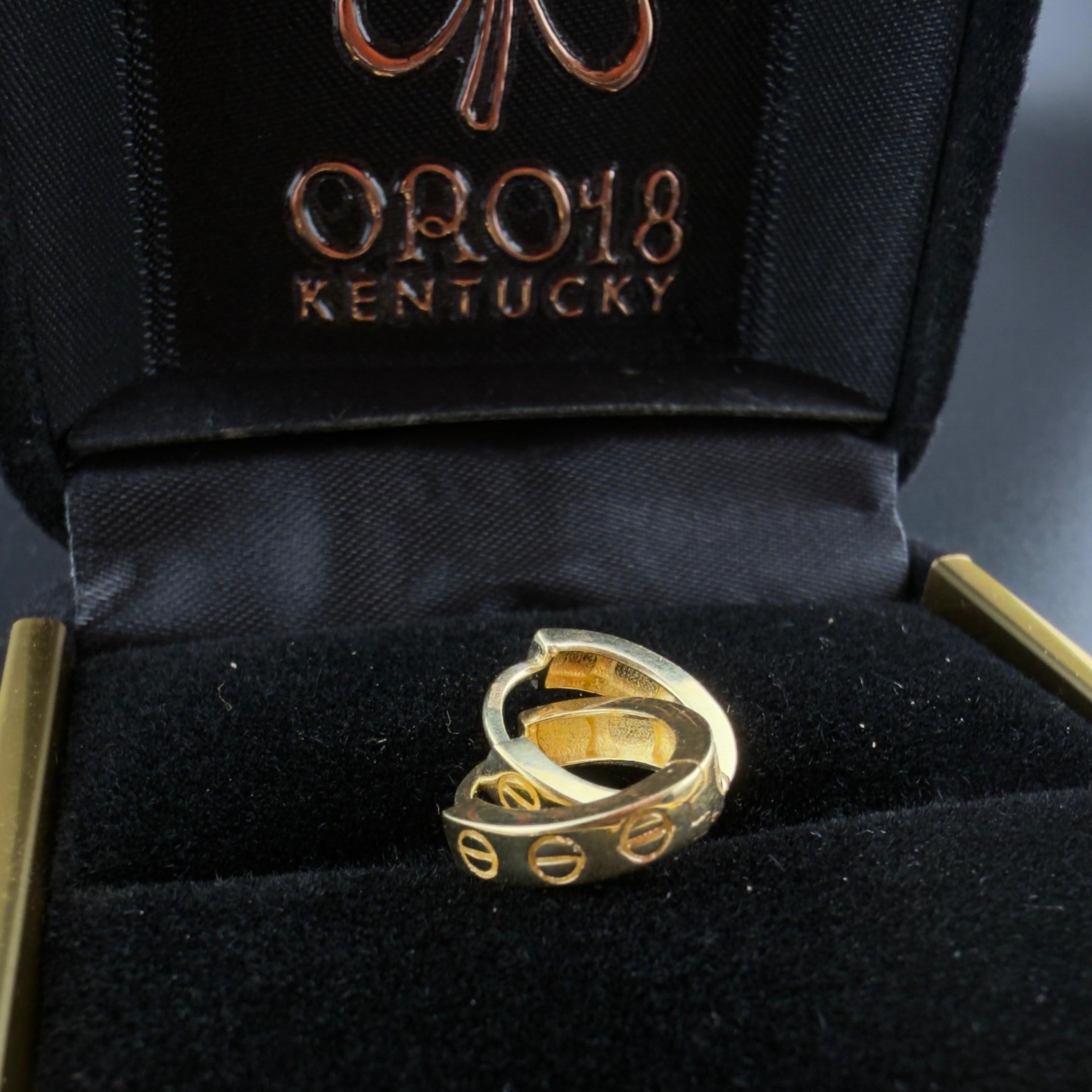 Double-C Hoops 18k