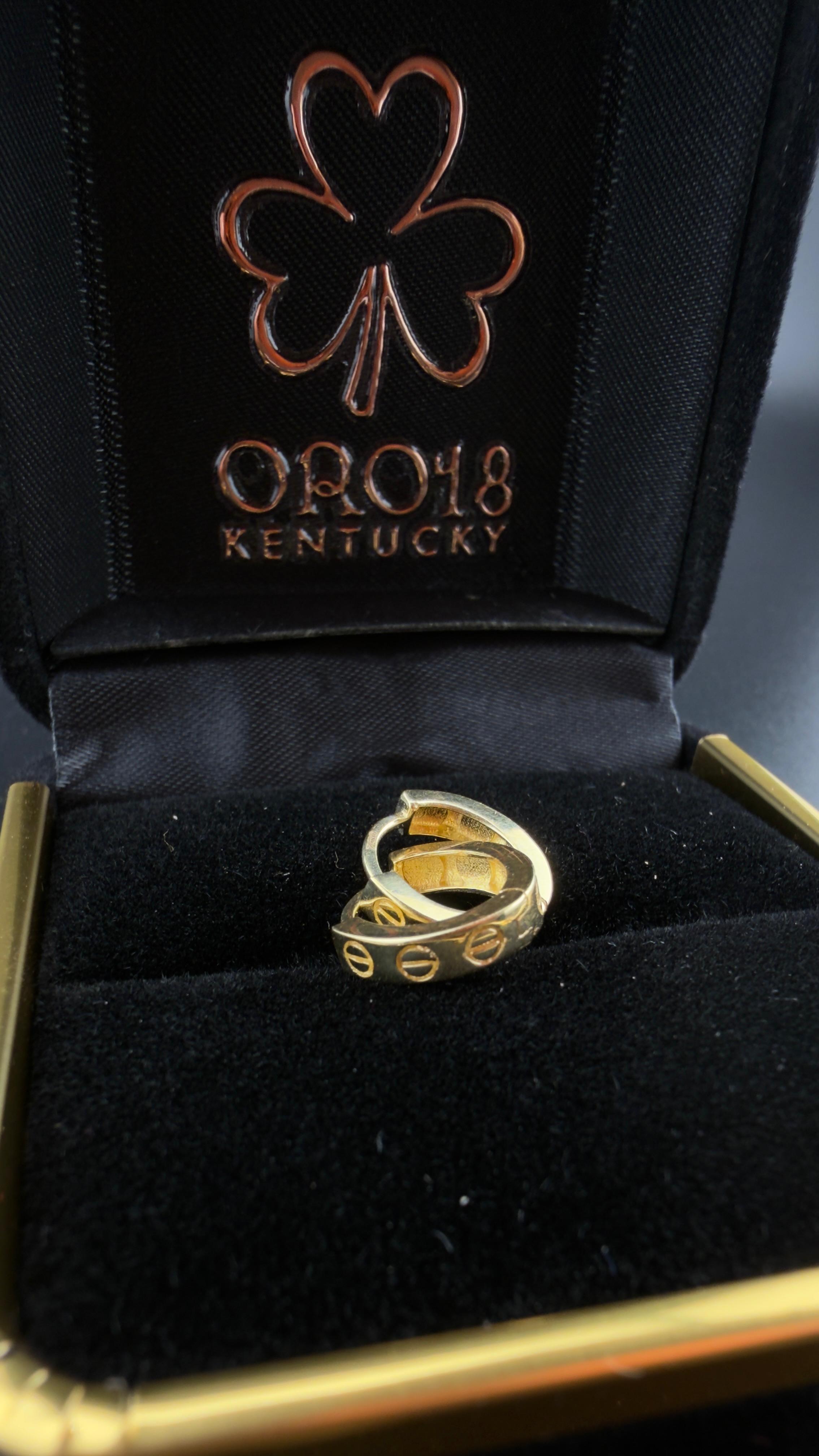 Double-C Hoops 18k