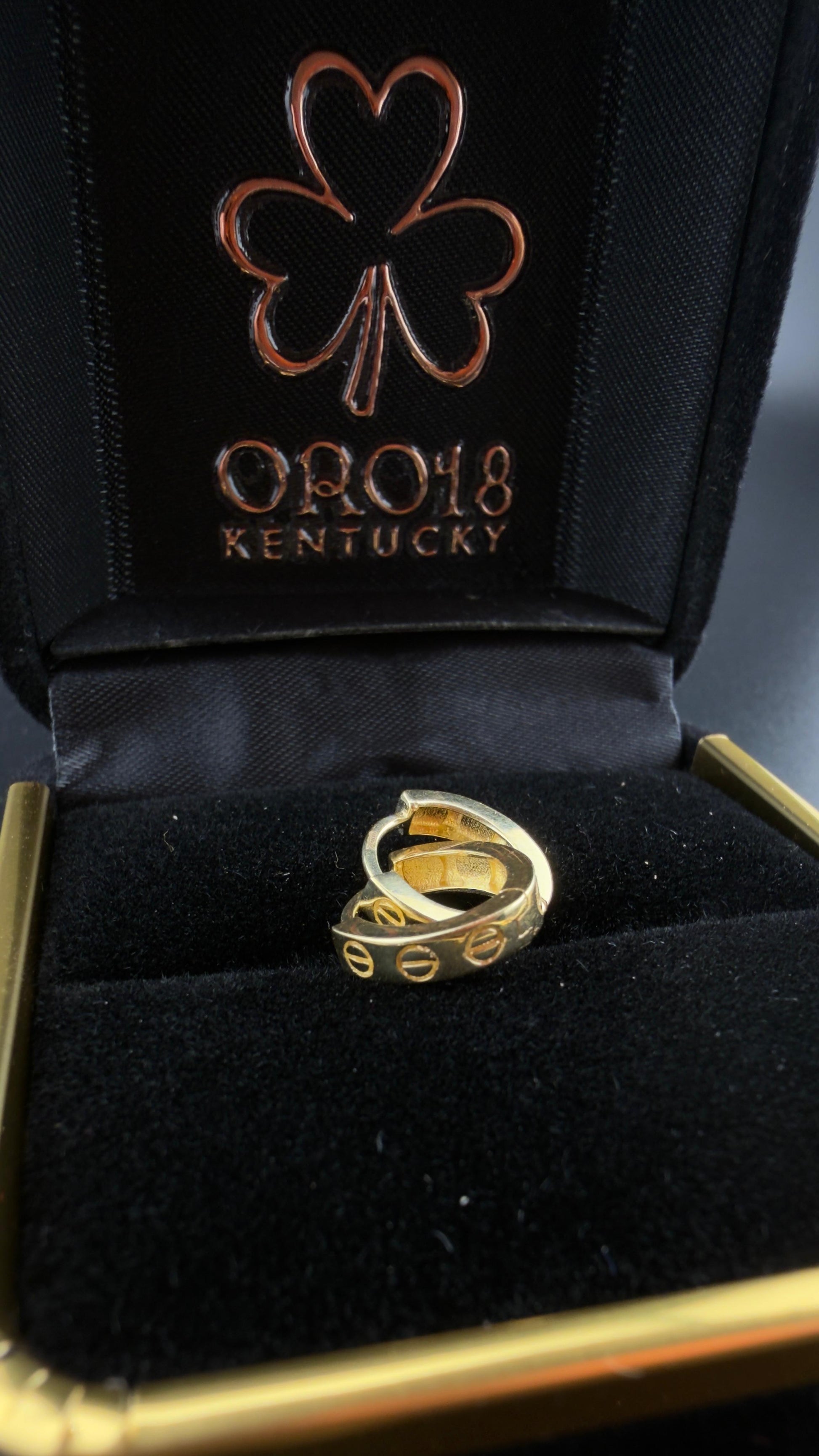Double-C Hoops 18k
