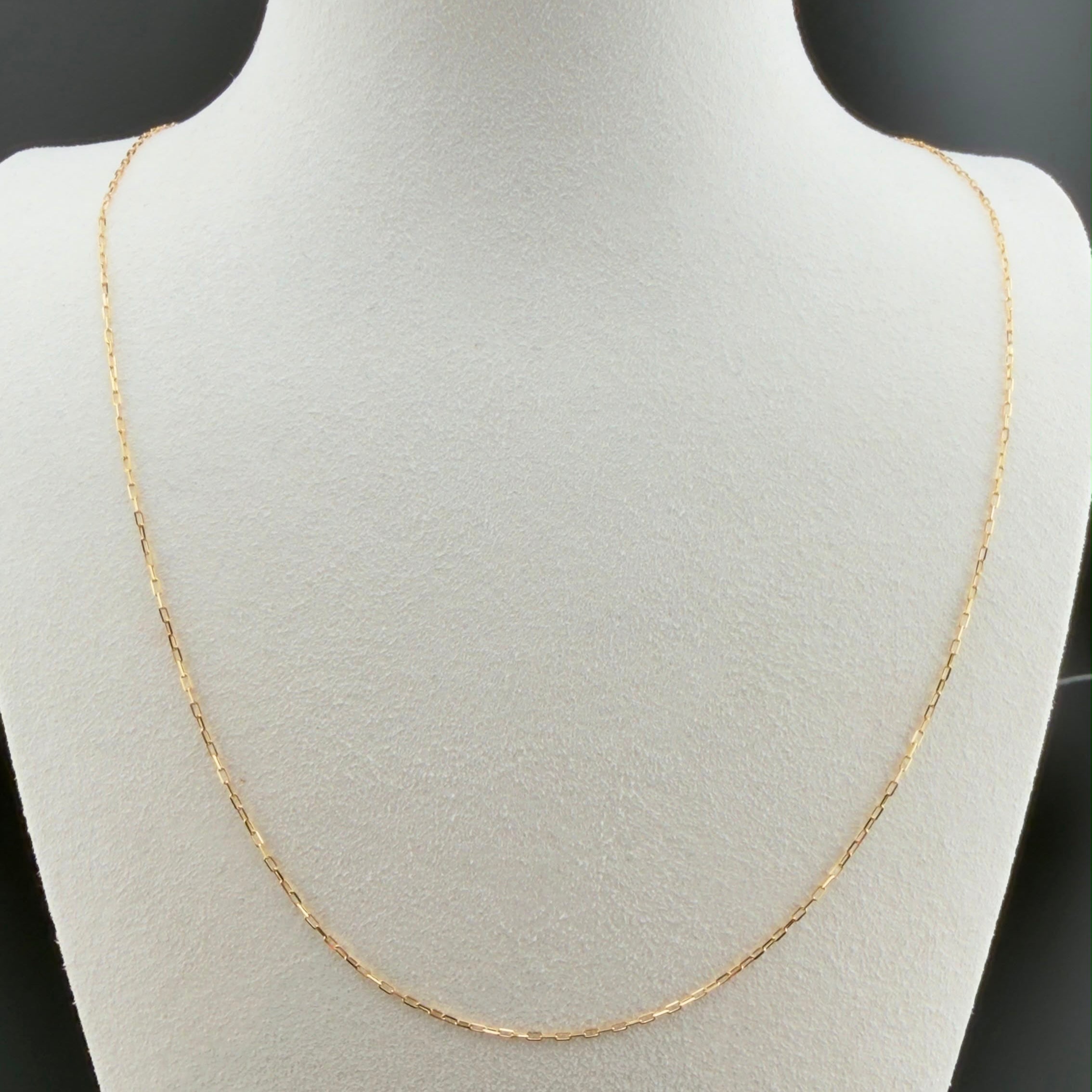 Paperclip Chain 18k, 45cm.