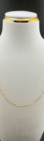Paperclip Chain 18k, 45cm.