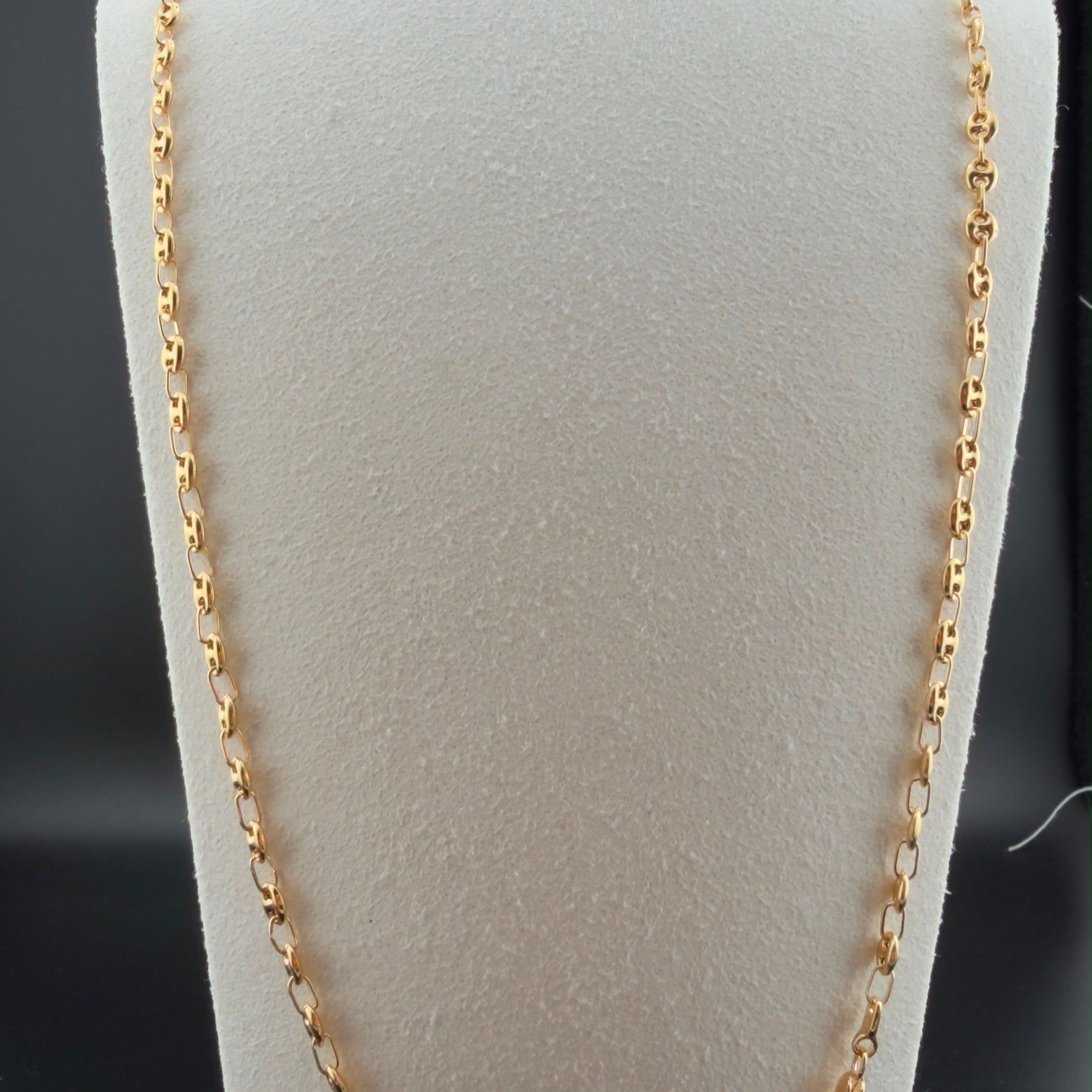 Double-G Chain 18k,60cm.