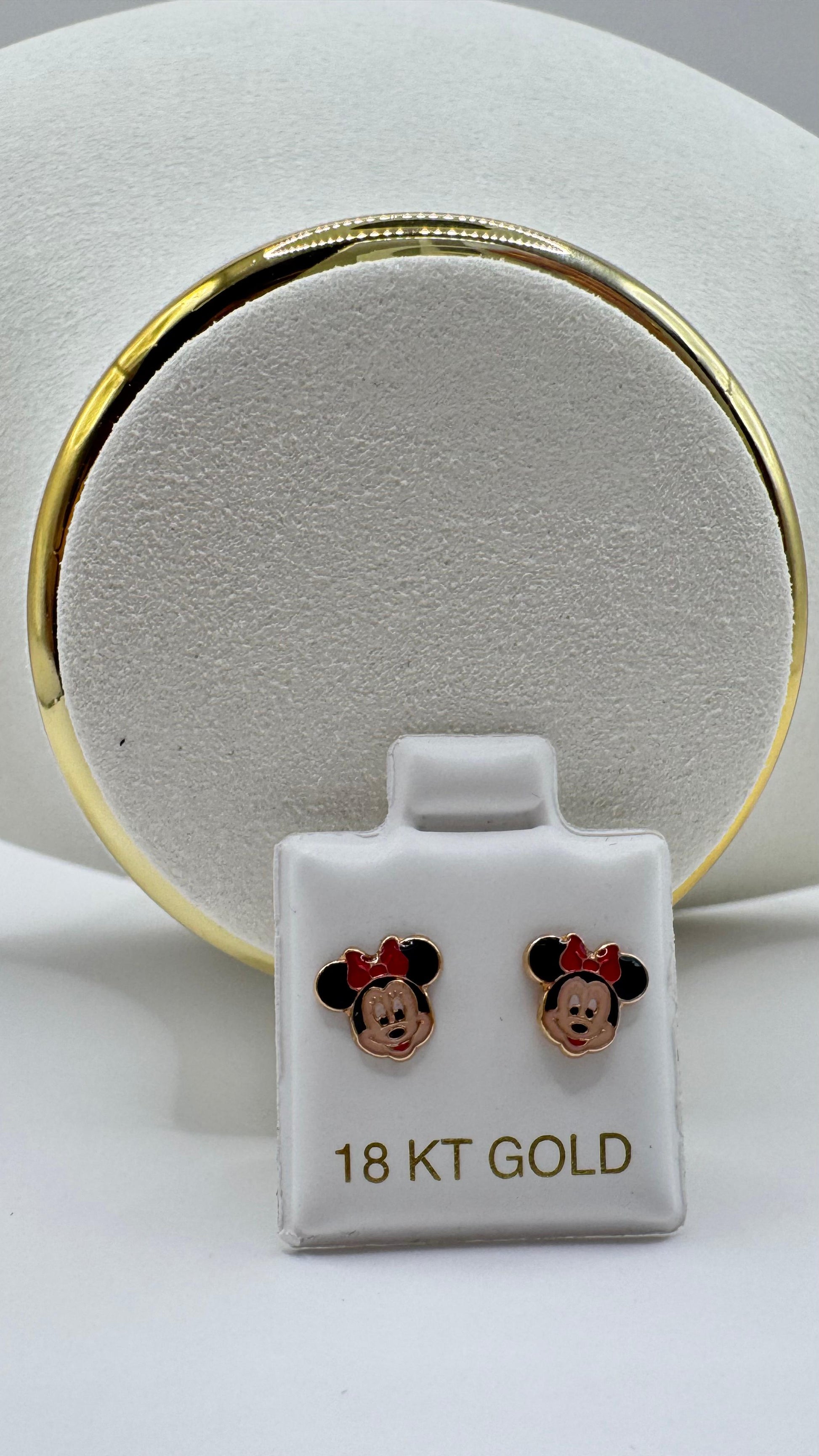 Minnie  Earrings 18k