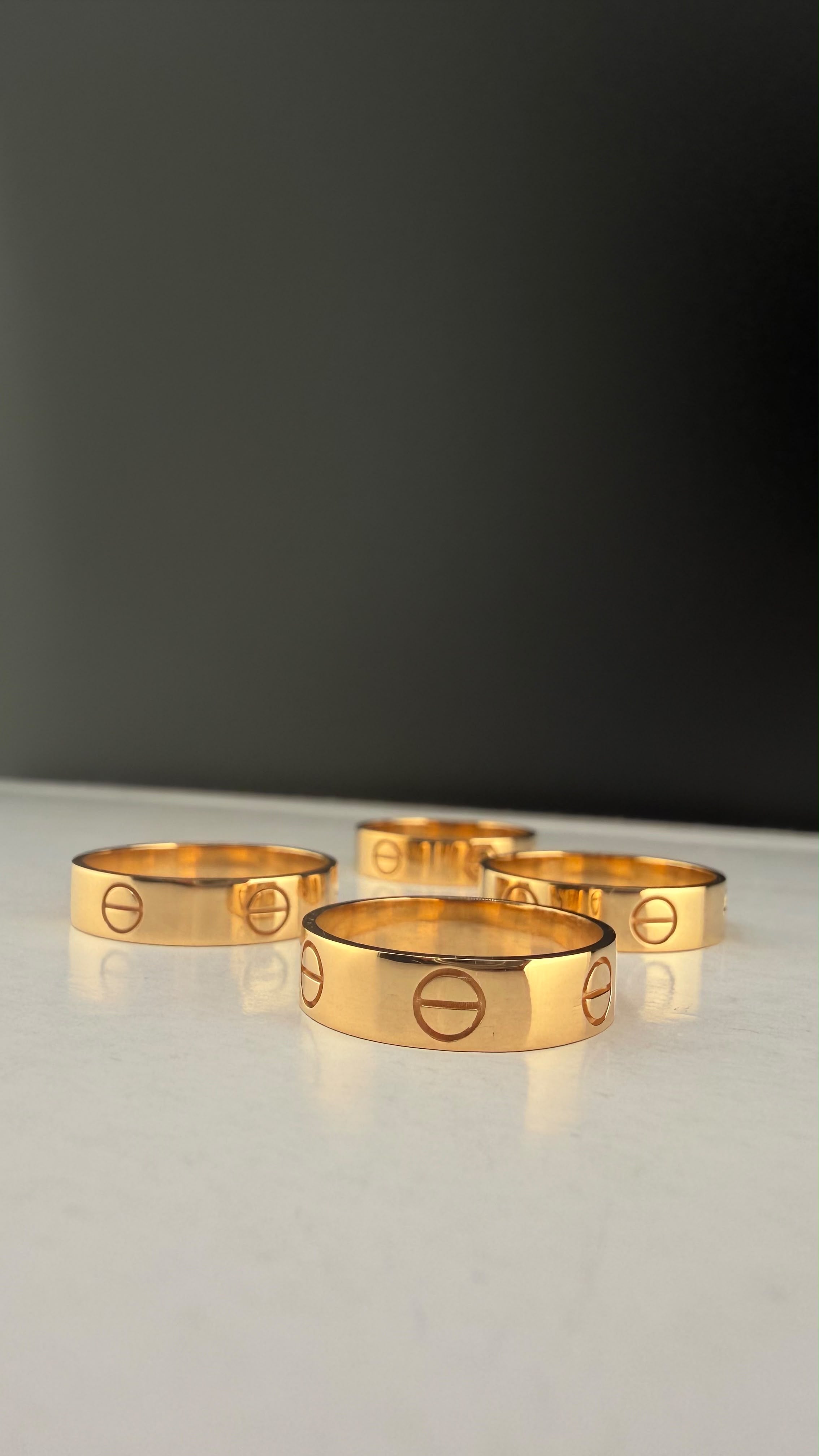 Double-C Ring 18k, #8.