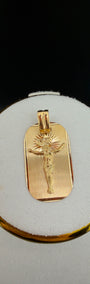 Plaque of Christ Pendant 18k.
