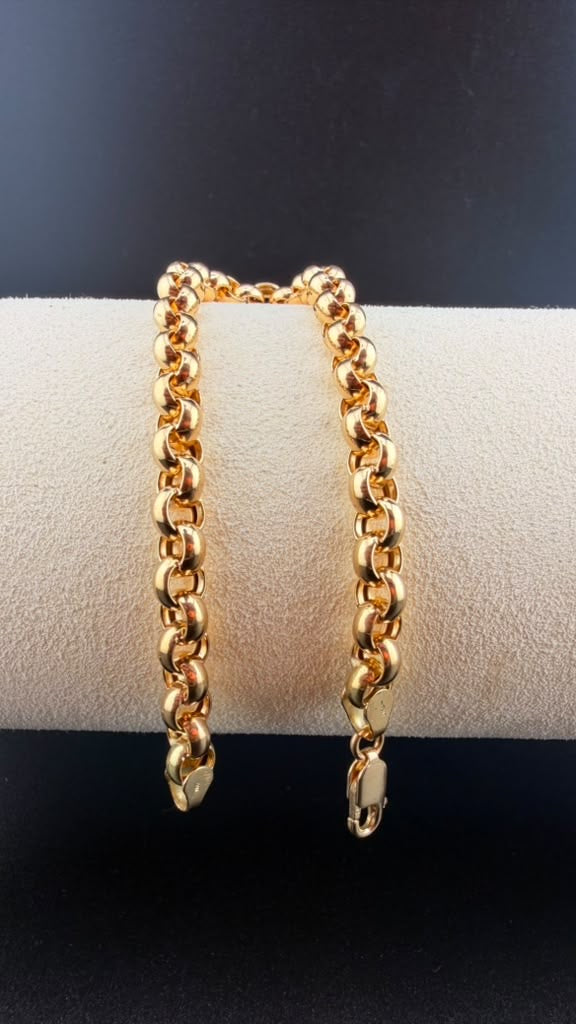 Rolo Link Bracelet 18k, 18cm.